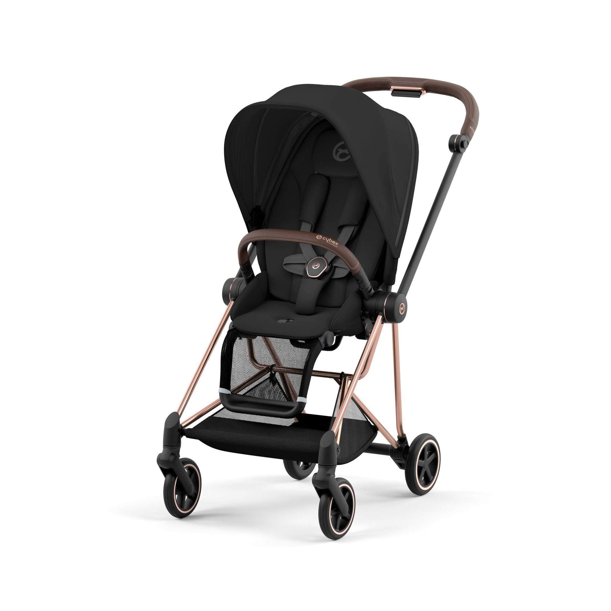 cybex columbus Cybex Mios 3 Stroller Sepia Black/Rose Gold