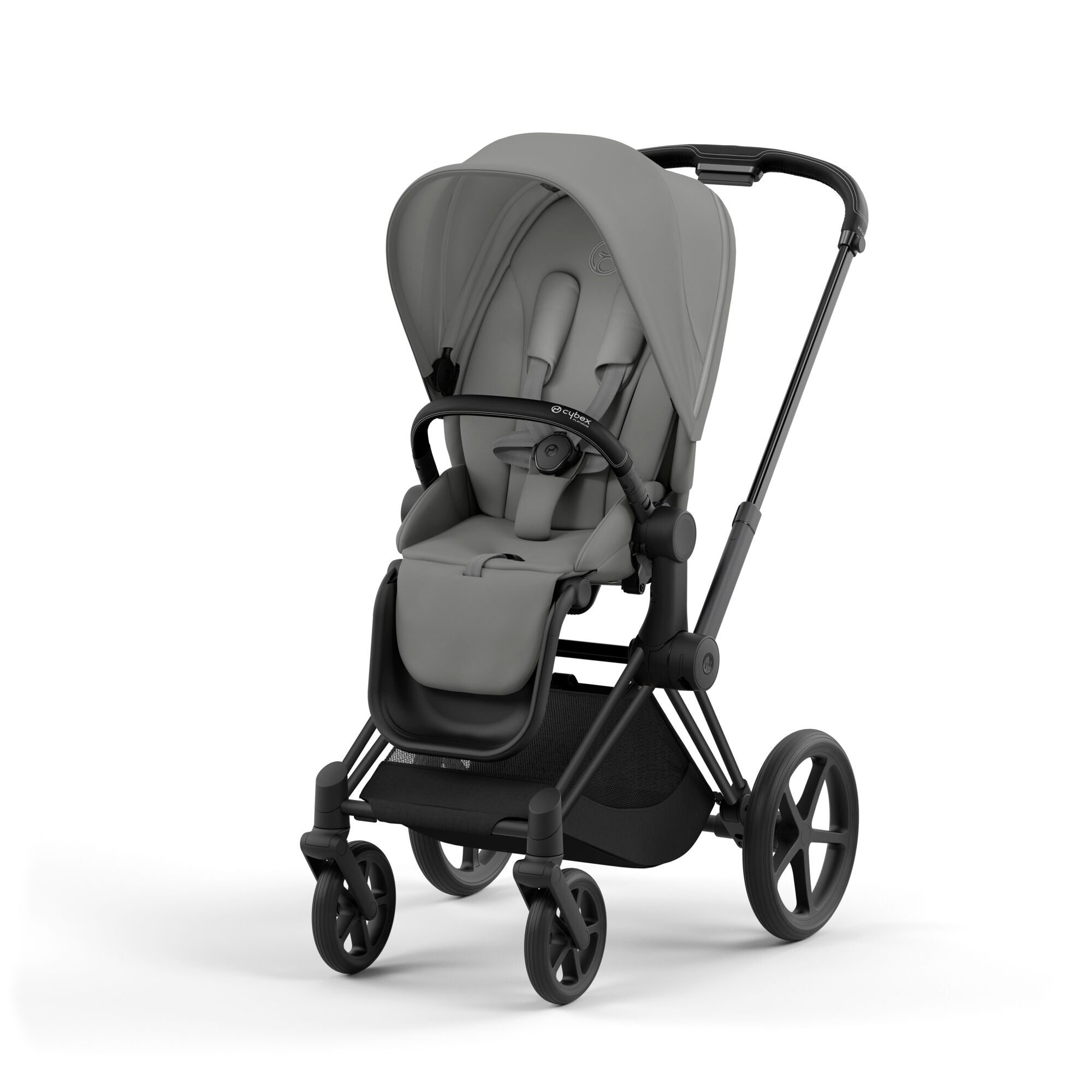 cybex swarovski Priam 4 Stroller Matte Black Mirage Grey