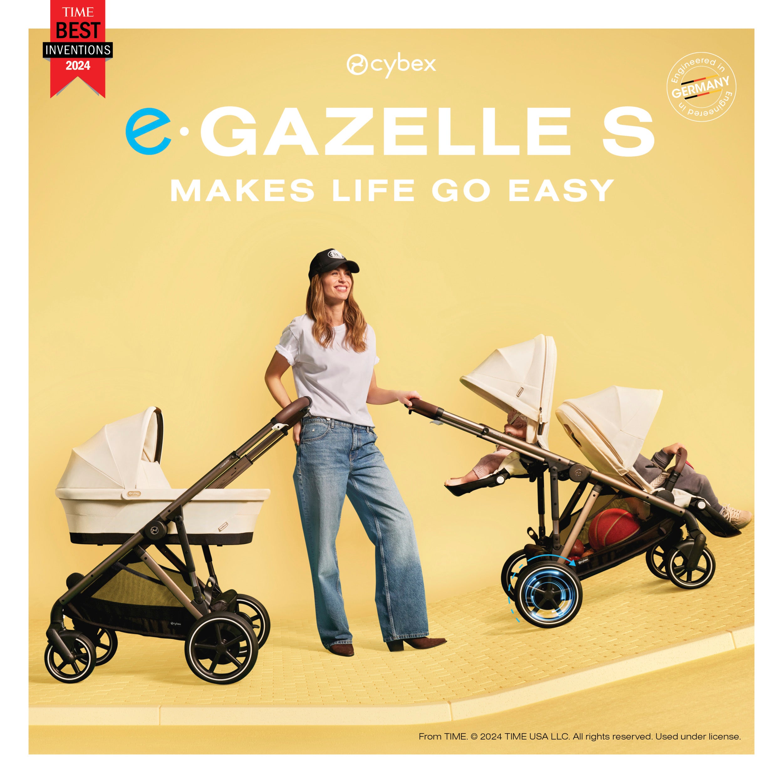 Cybex Gold E-Gazelle S Electronic Assist Stroller