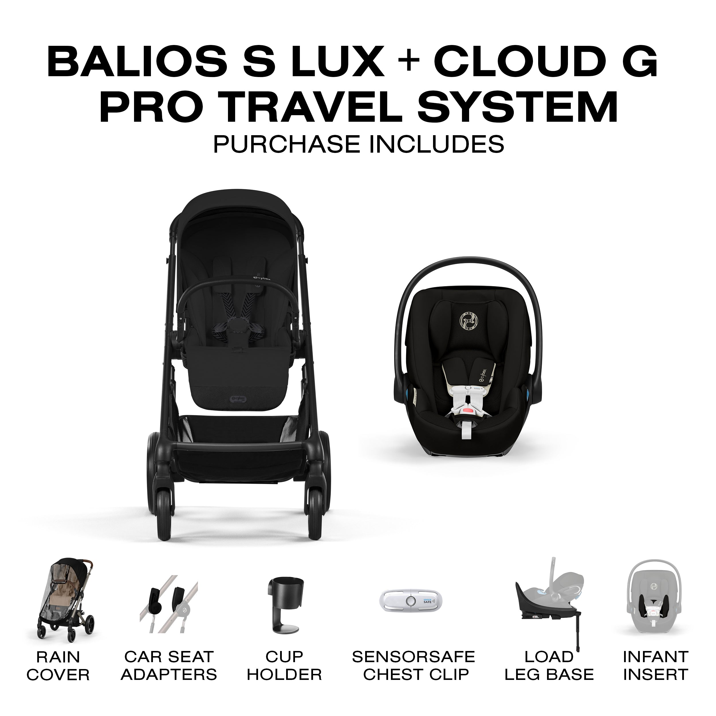 Cybex Balios S Lux + Cloud G Pro Travel System
