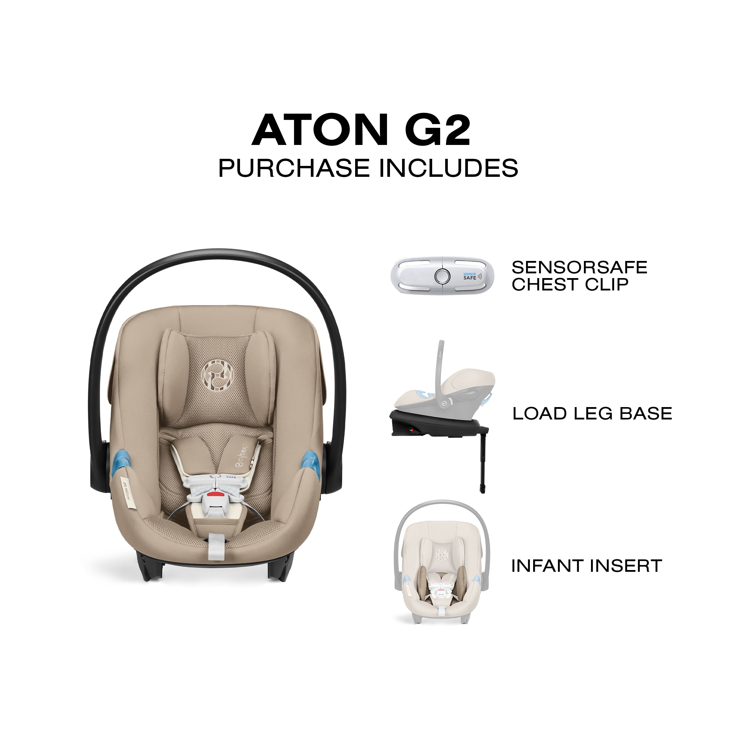 Cybex Aton G2 Infant Car Seat With Load Leg Base