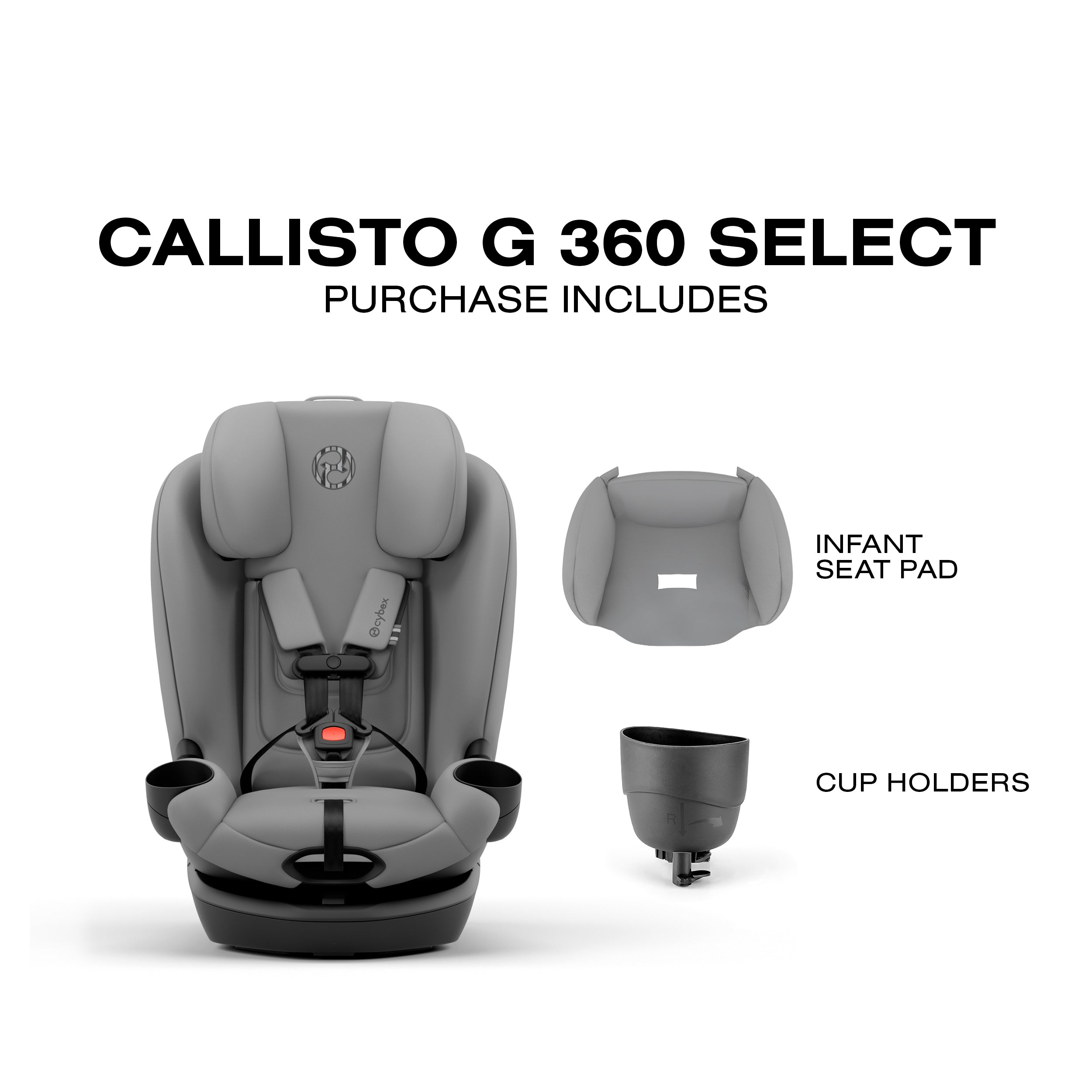 Cybex Callisto G 360 Select Rotating All-in-One Convertible Car Seat