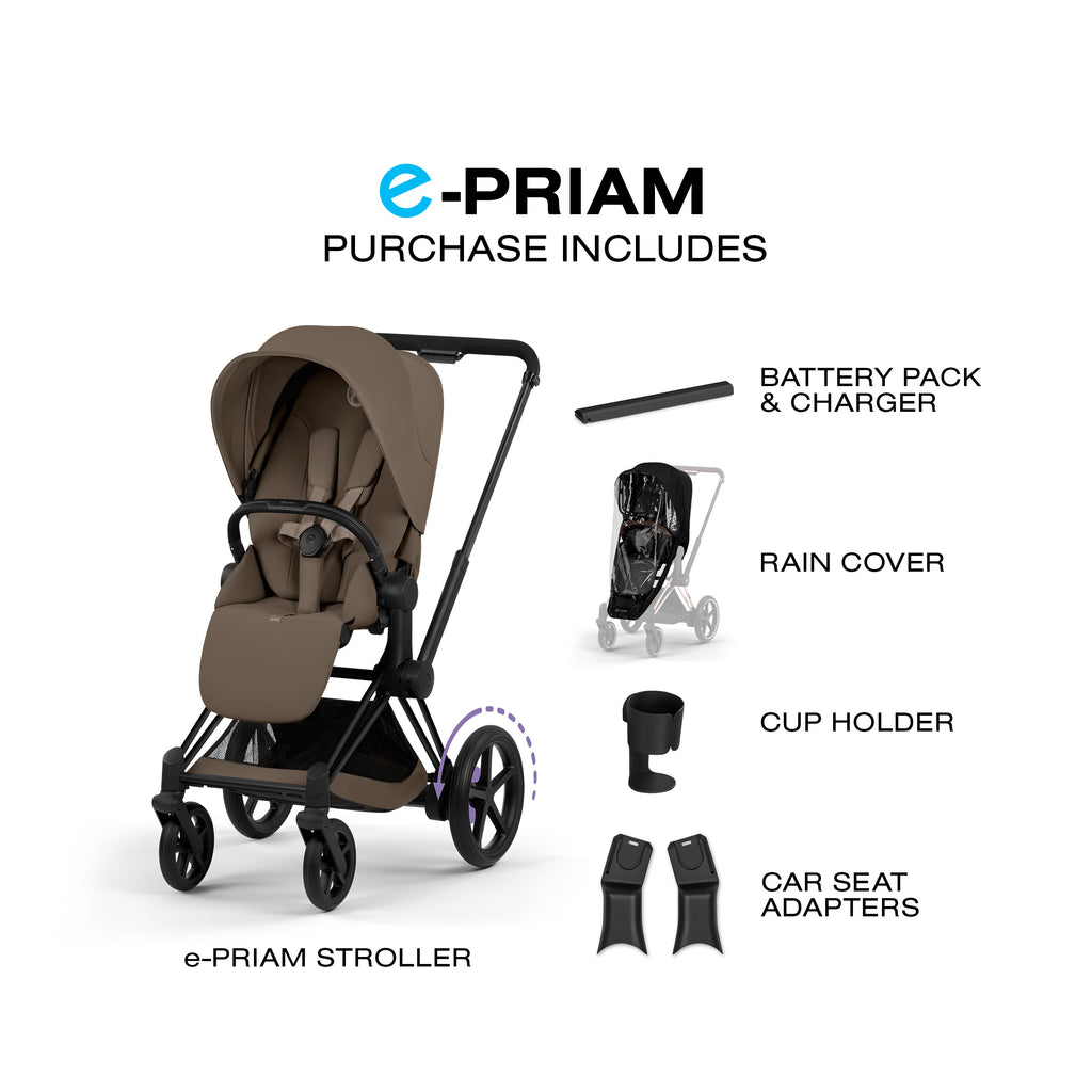 Cybex Platinum e-Priam 3 Complete Stroller