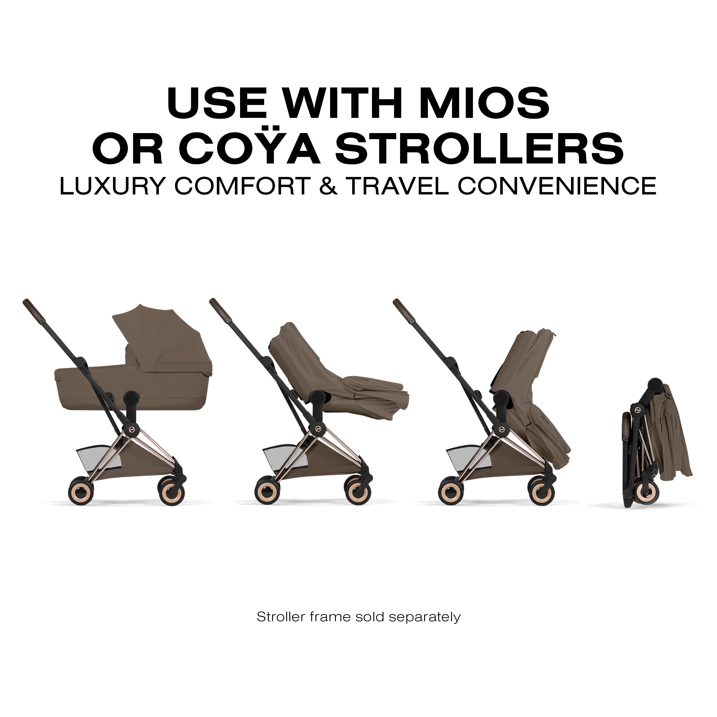 Cybex Mios/ Coya Fold Lux Carry Cot - Style Collection
