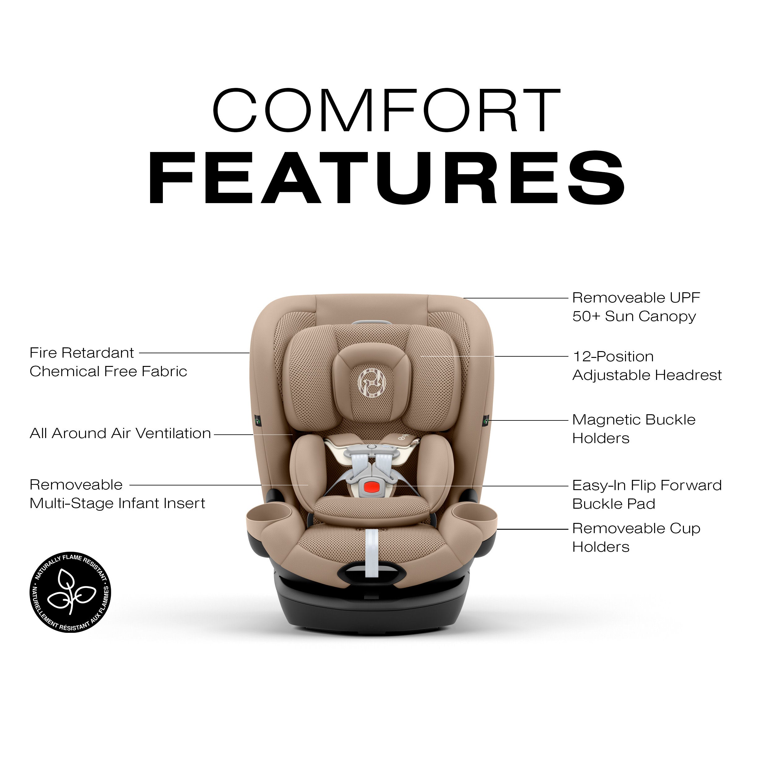 Cybex Callisto G 360° Rotating All-in-One Convertible Car Seat