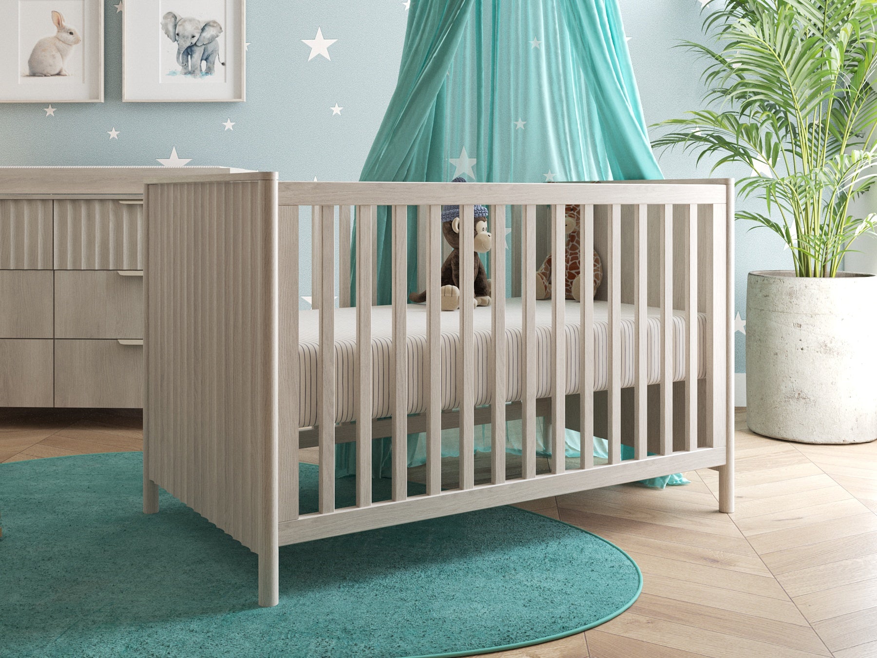 Moonlit Crescent Collection Convertible Crib