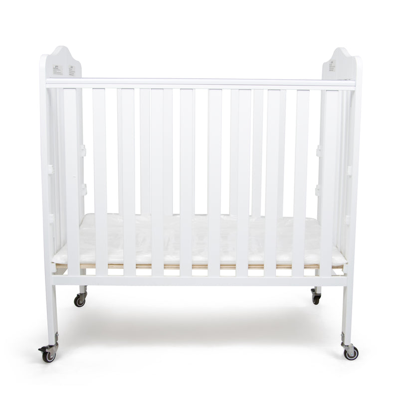 First Essentials Amber Curved Top Portable Mini Crib