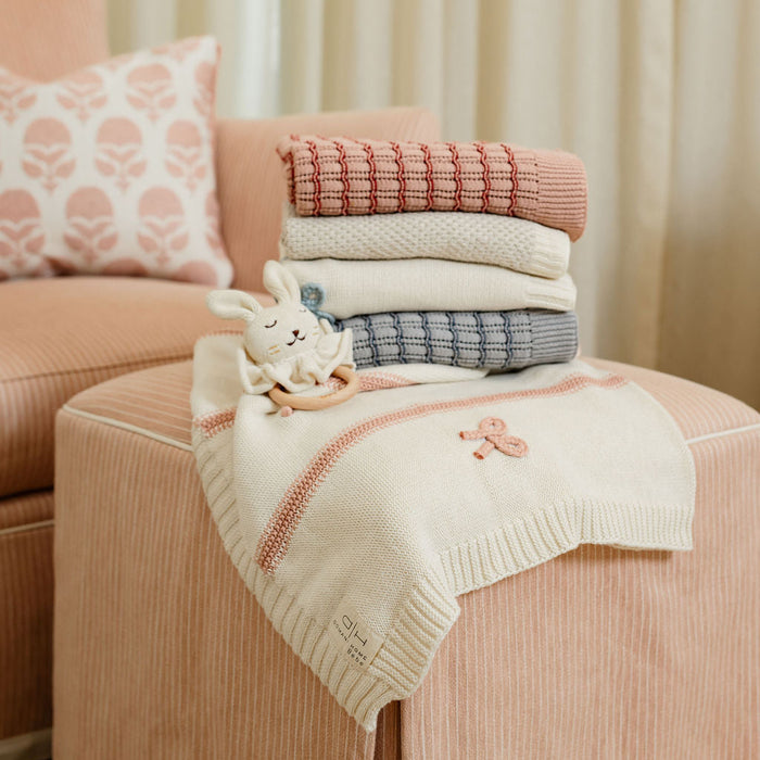 Domani Home Mini Bow Baby Blanket