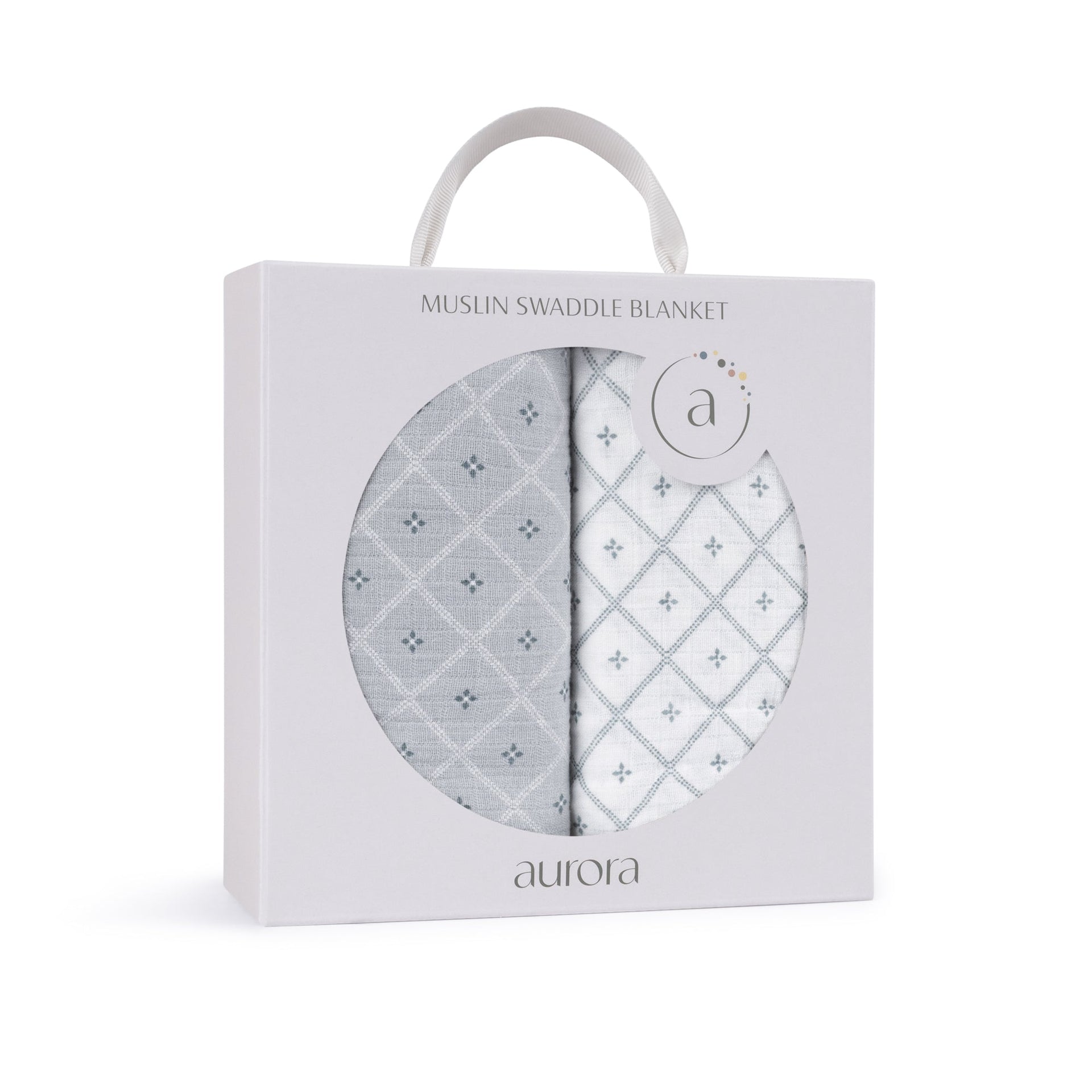 Aurora Classics Cotton Muslin Swaddle Blanket - 2 Pack