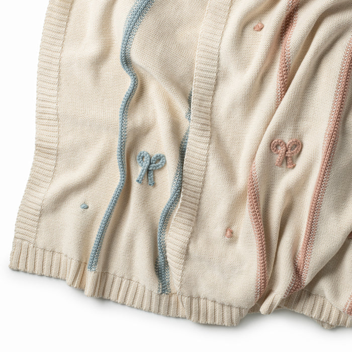Domani Home Mini Bow Baby Blanket