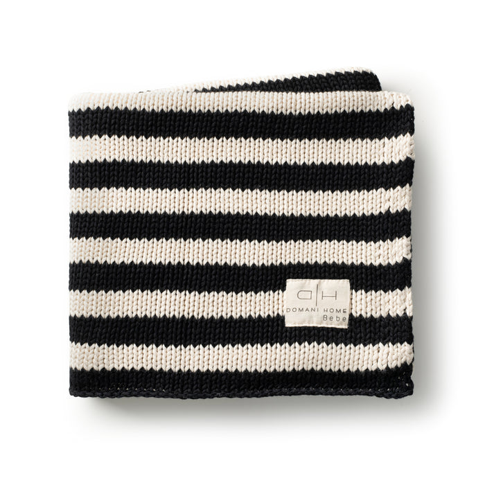 Domani Home Iconic Stripe Knit Baby Blanket