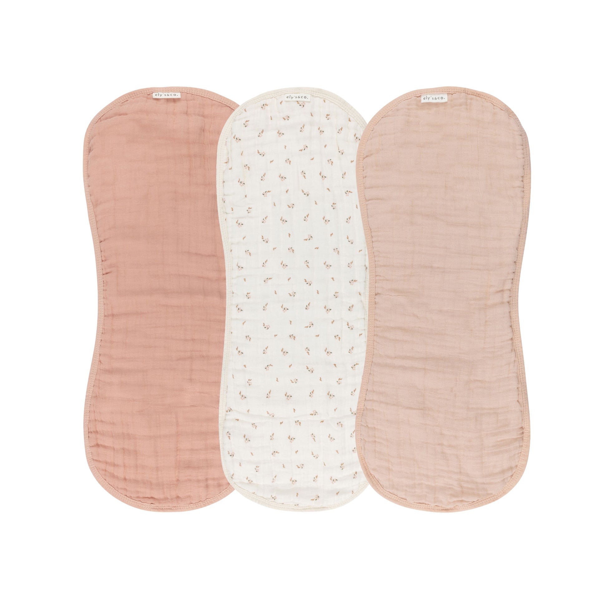 Ely's & Co. Muslin Burp Cloths - 3 Pack