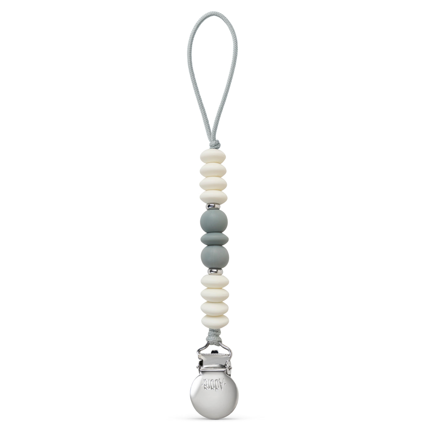 Adora Graphite Ombre Pacifier Clip Adora Graphite Ombre Pacifier Clip