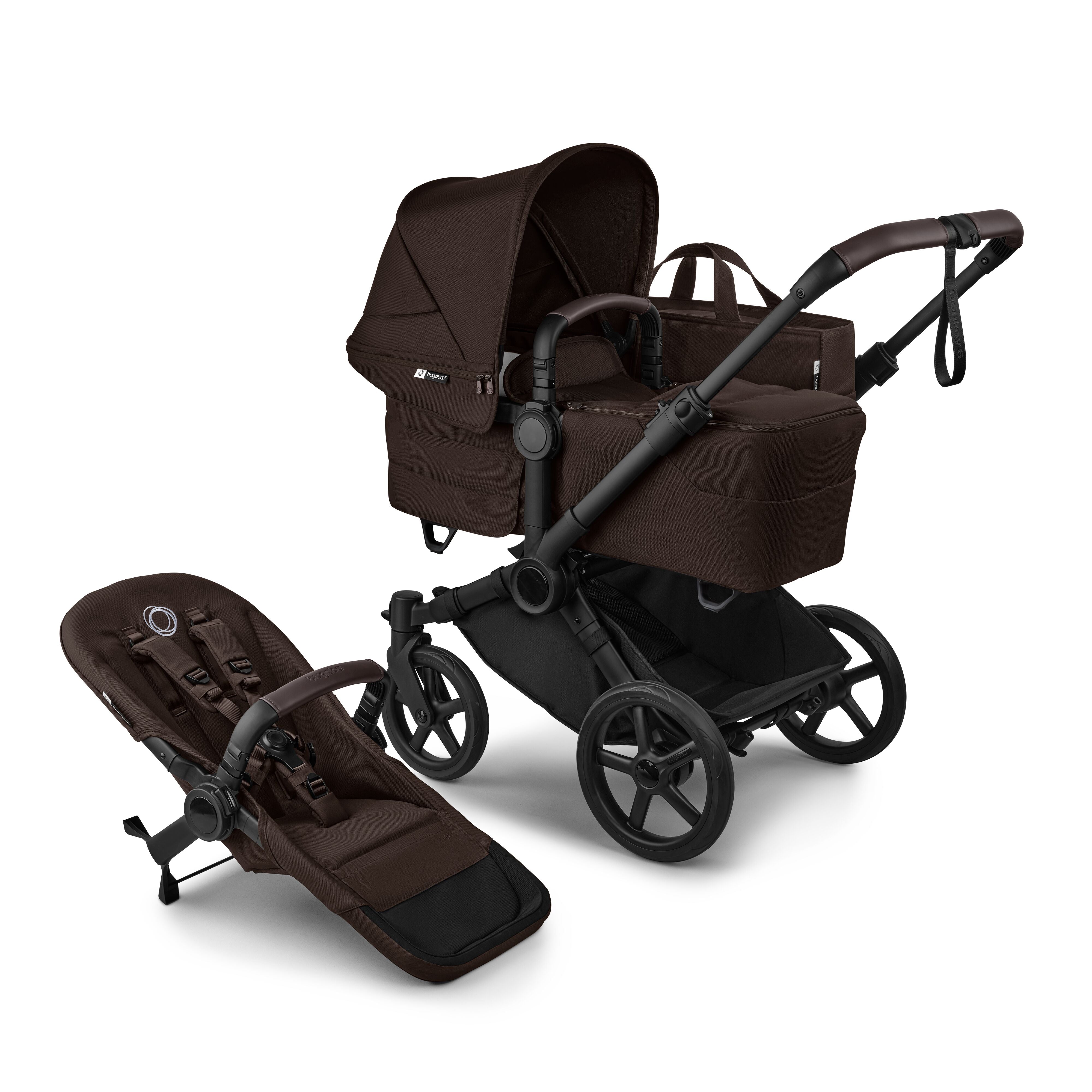Bugaboo Donkey 6 Duo Stroller - Complete Set (2 Seats and 1 Bassinet)