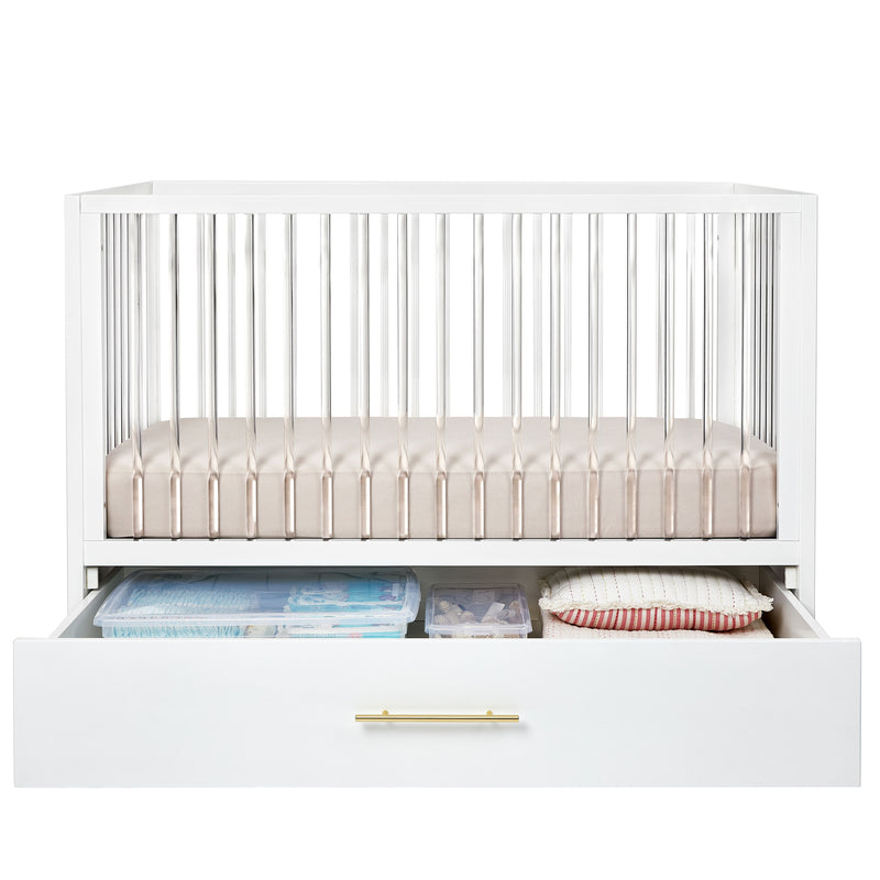 Crib trundle store
