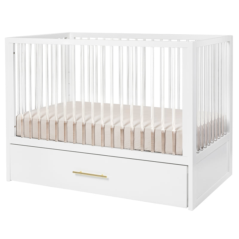 HushCrib 3-in1 Convertible Crib With Trundle