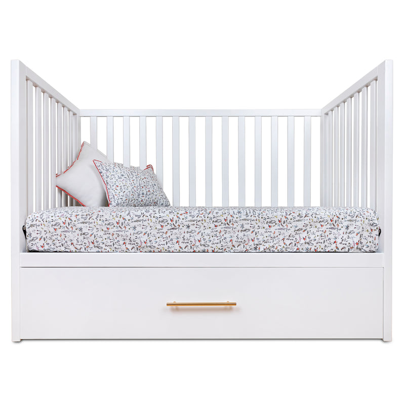 HushCrib 3 in1 Convertible Crib With Trundle