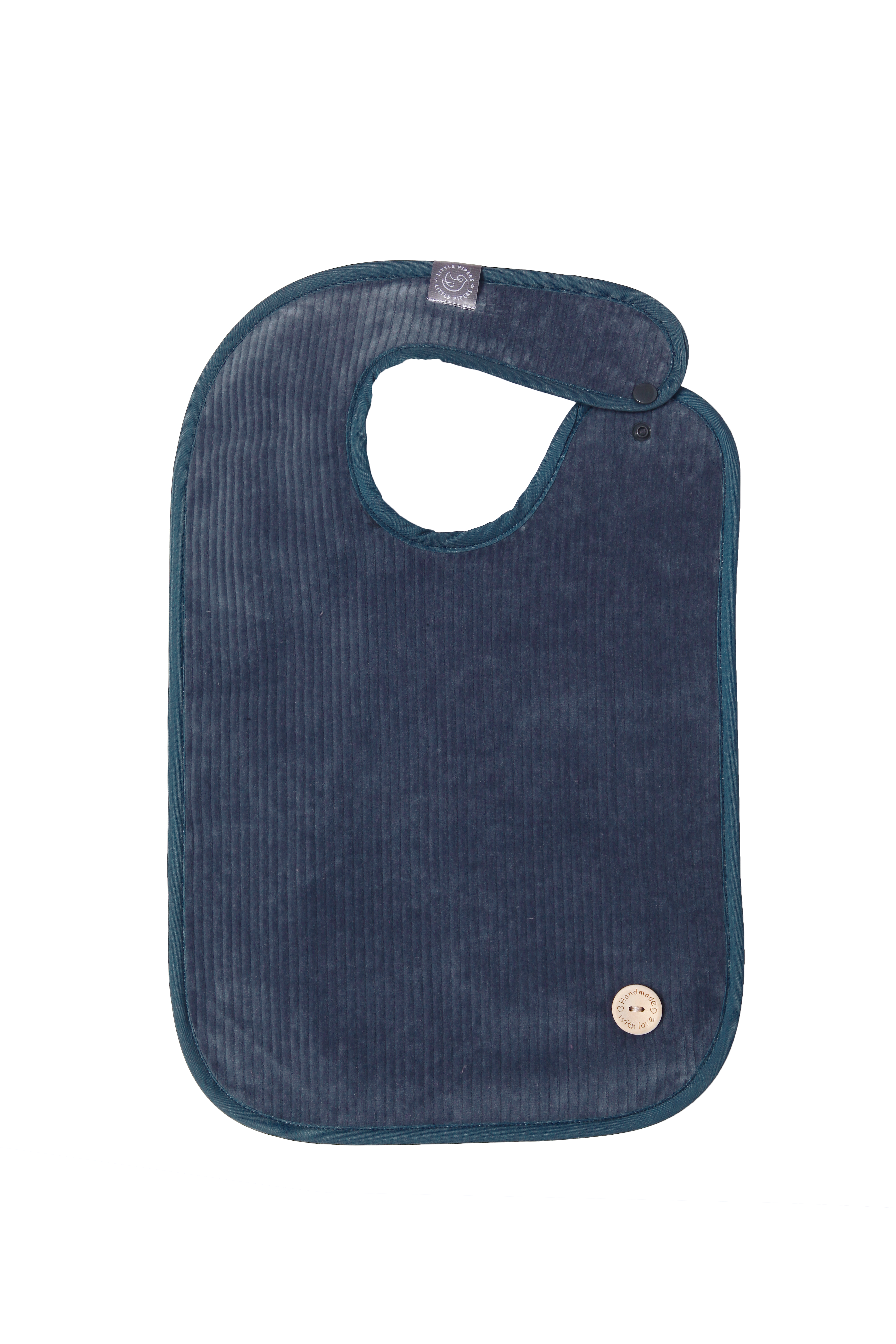 Little Pipers Waterproof Bib With Snaps