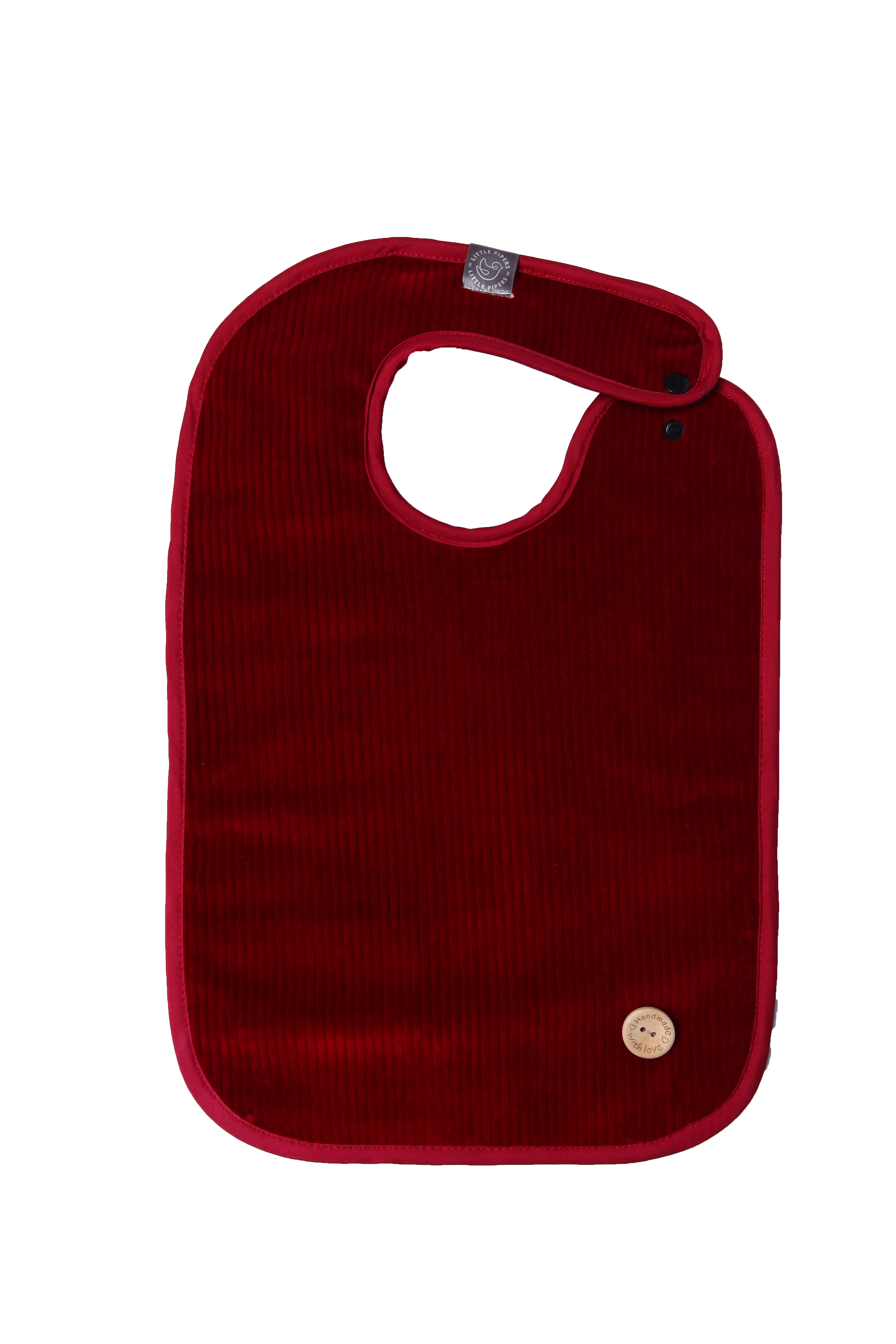 Little Pipers Waterproof Bib With Snaps