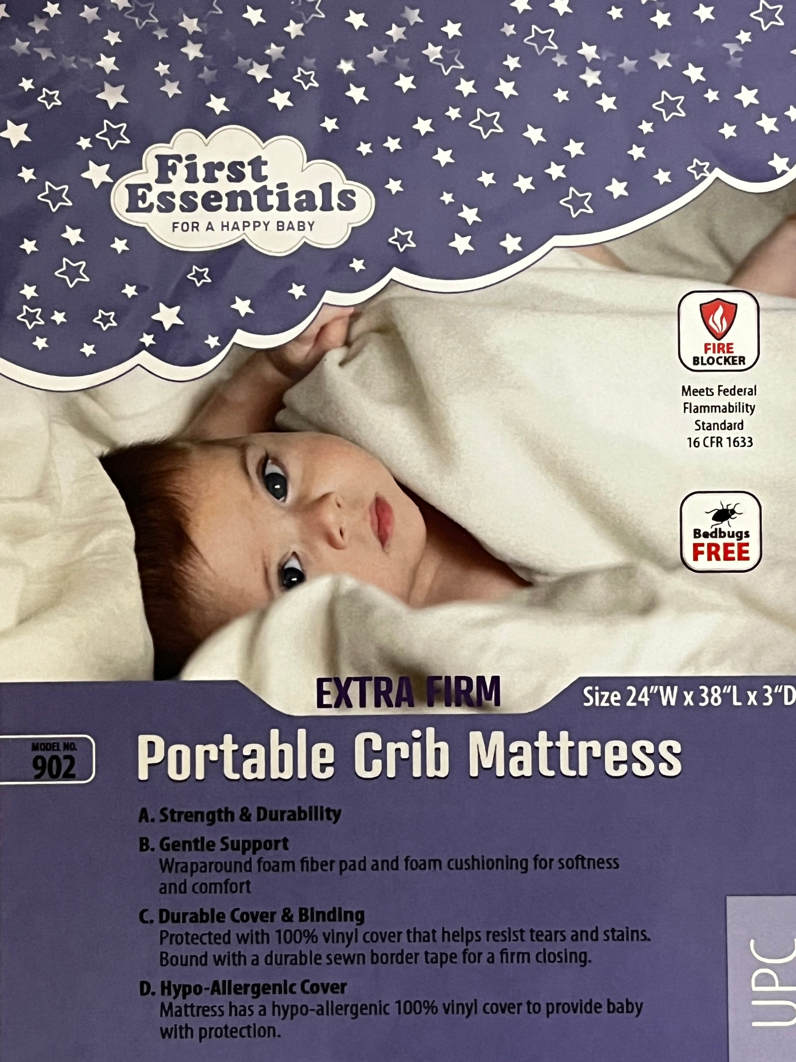 First Essentials Portable Crib Mattress - 3"