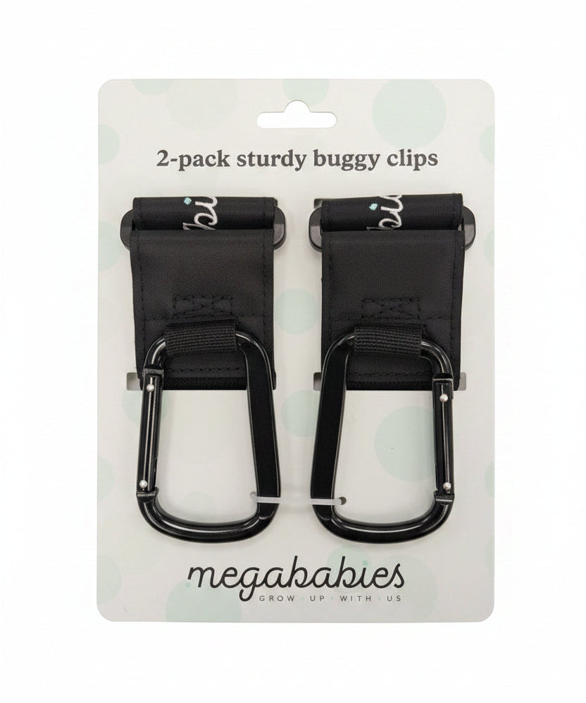 Stroller Hooks Sturdy Buggy Clips 2-Pack