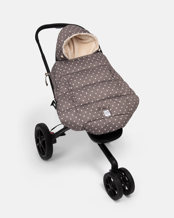 double stroller poncho K-Poncho - Plush Stars