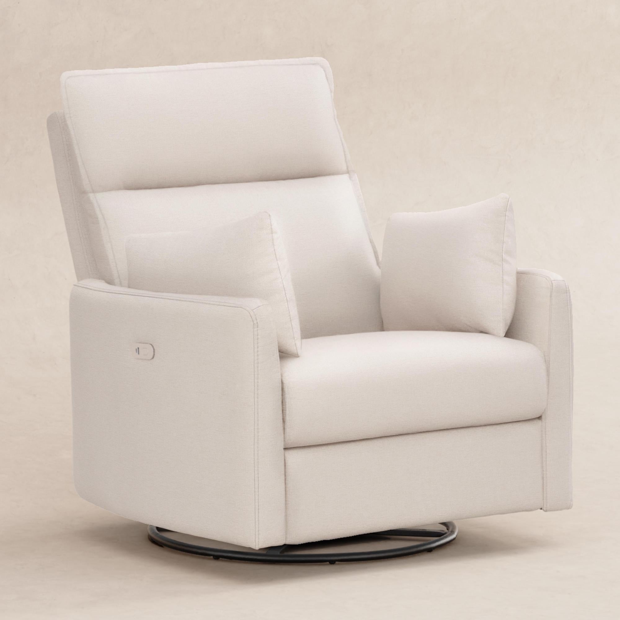 Babyletto Nori Extra Wide Electronic Recliner & Swivel Glider with USB port