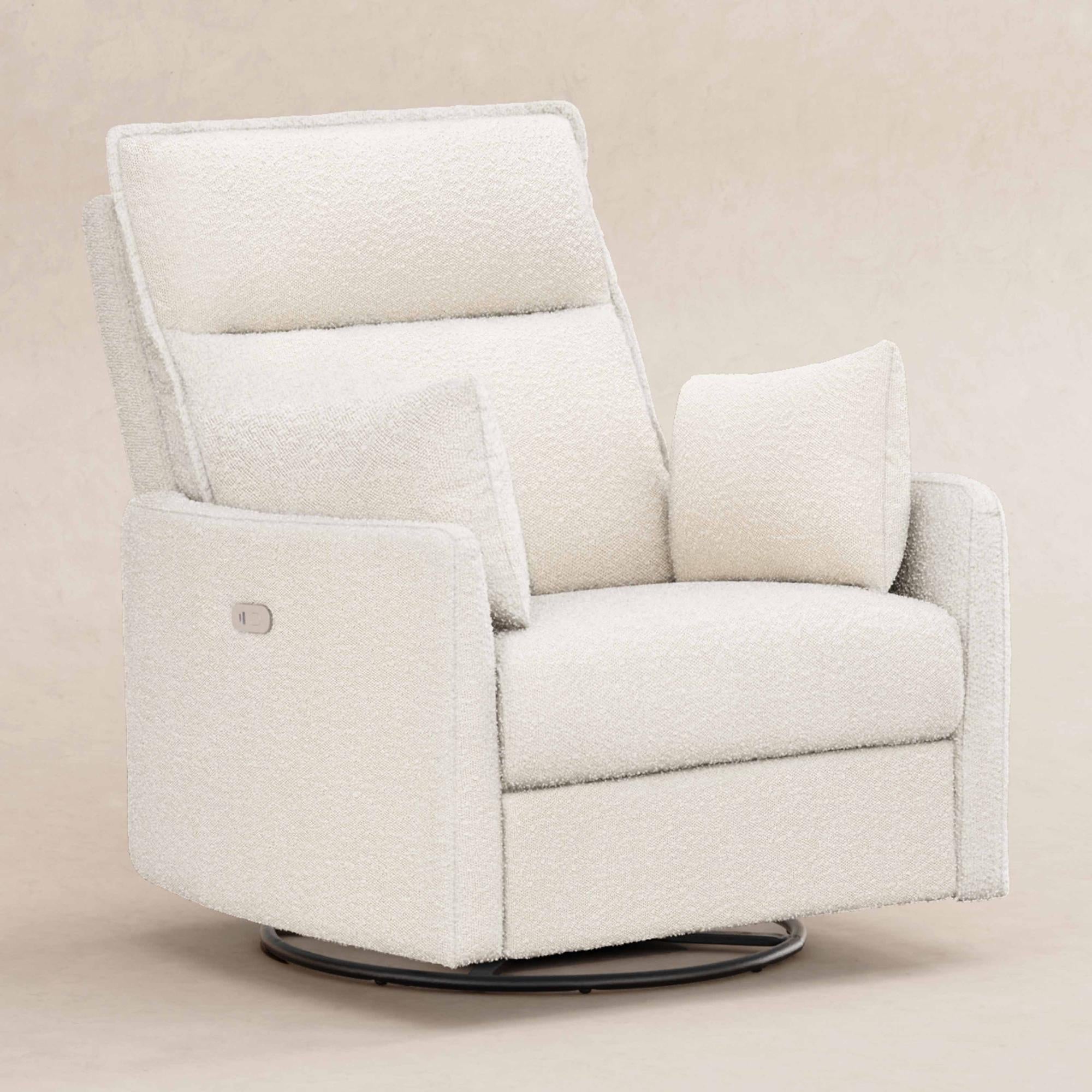 Babyletto Nori Extra Wide Electronic Recliner & Swivel Glider with USB port