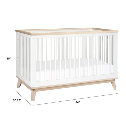 Babyletto Scoot 3-in-1 Convertible Crib with Toddler Bed Conversion Kit