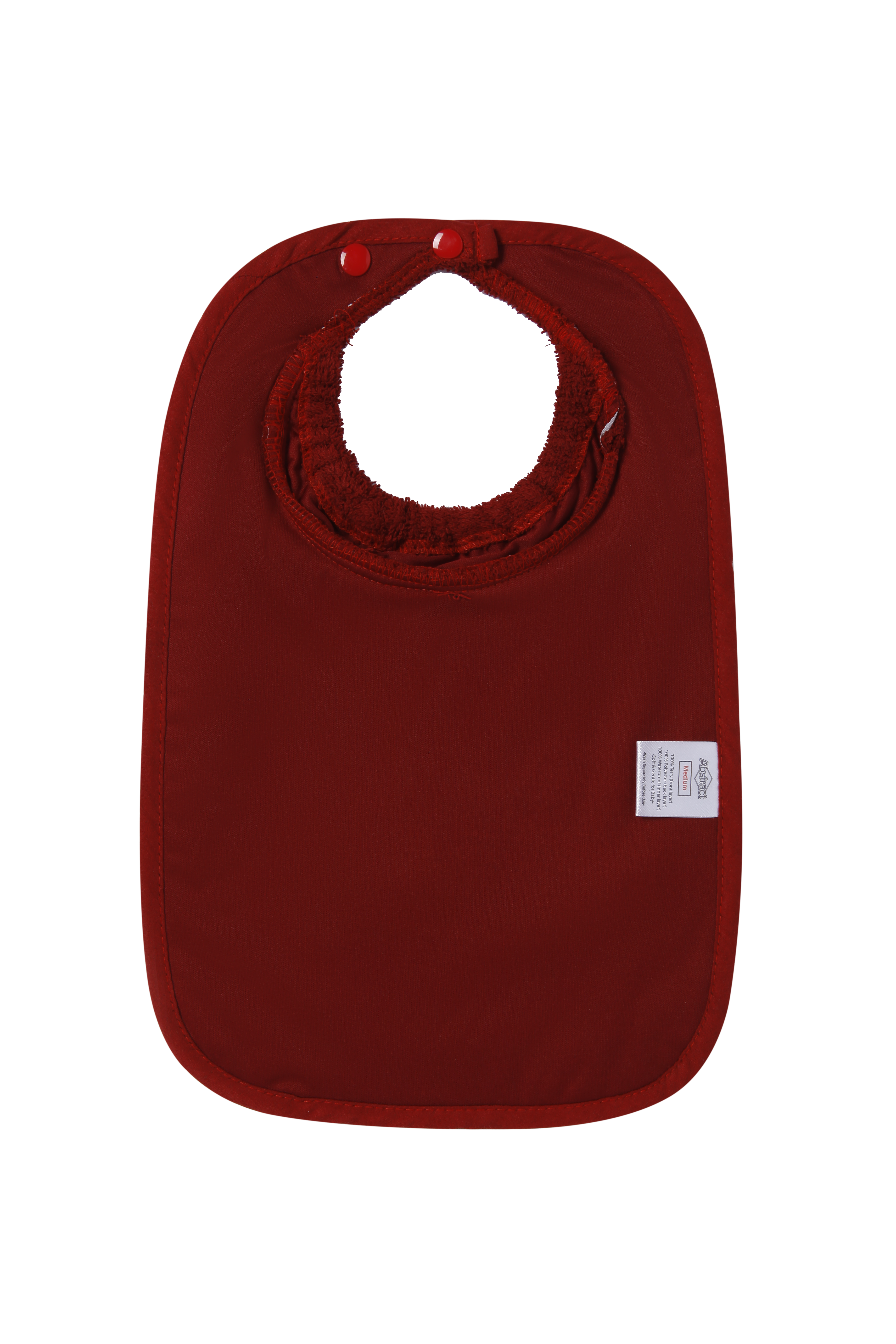 Abstract Waterproof Bib with Snaps