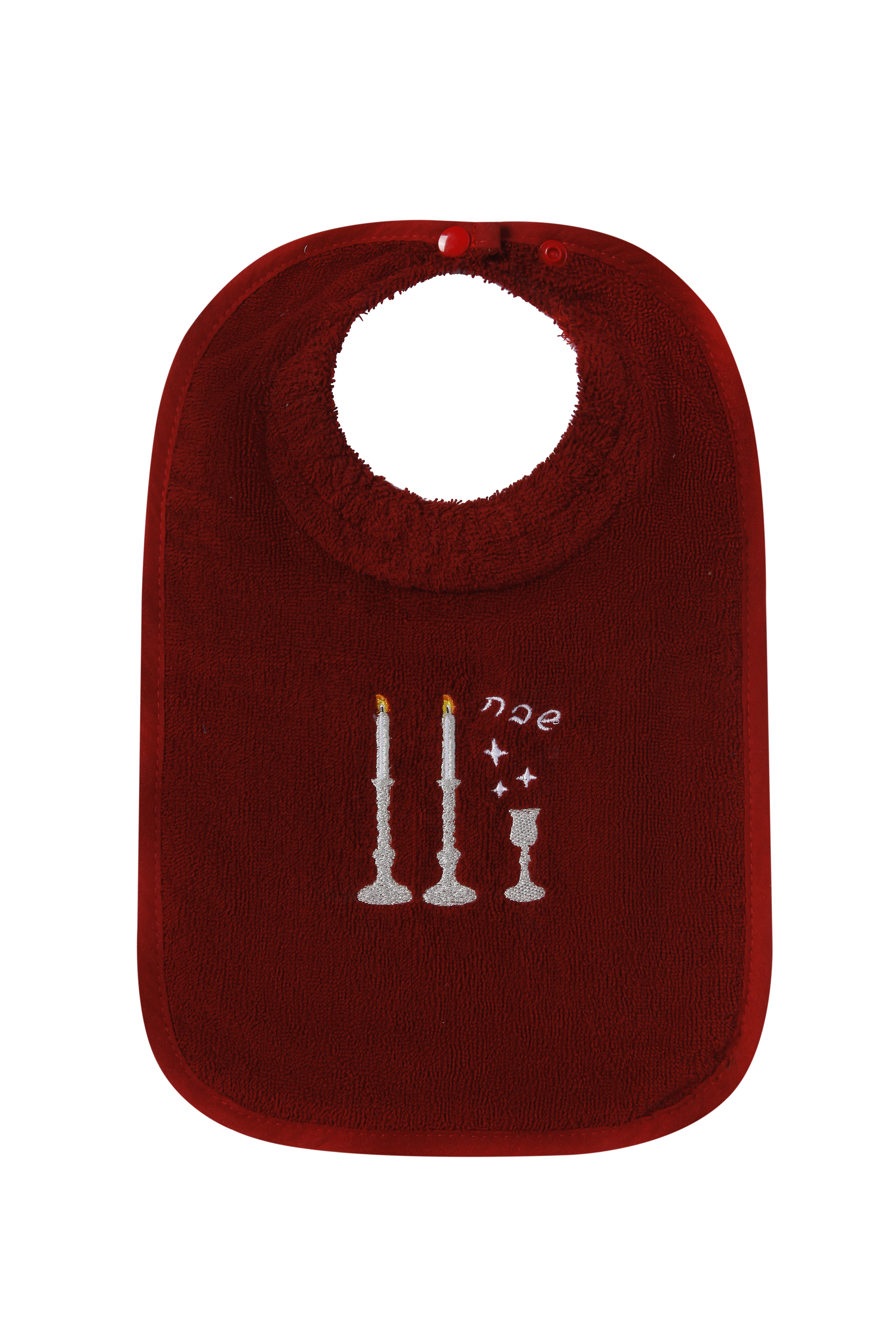 Abstract Waterproof Bib with Snaps