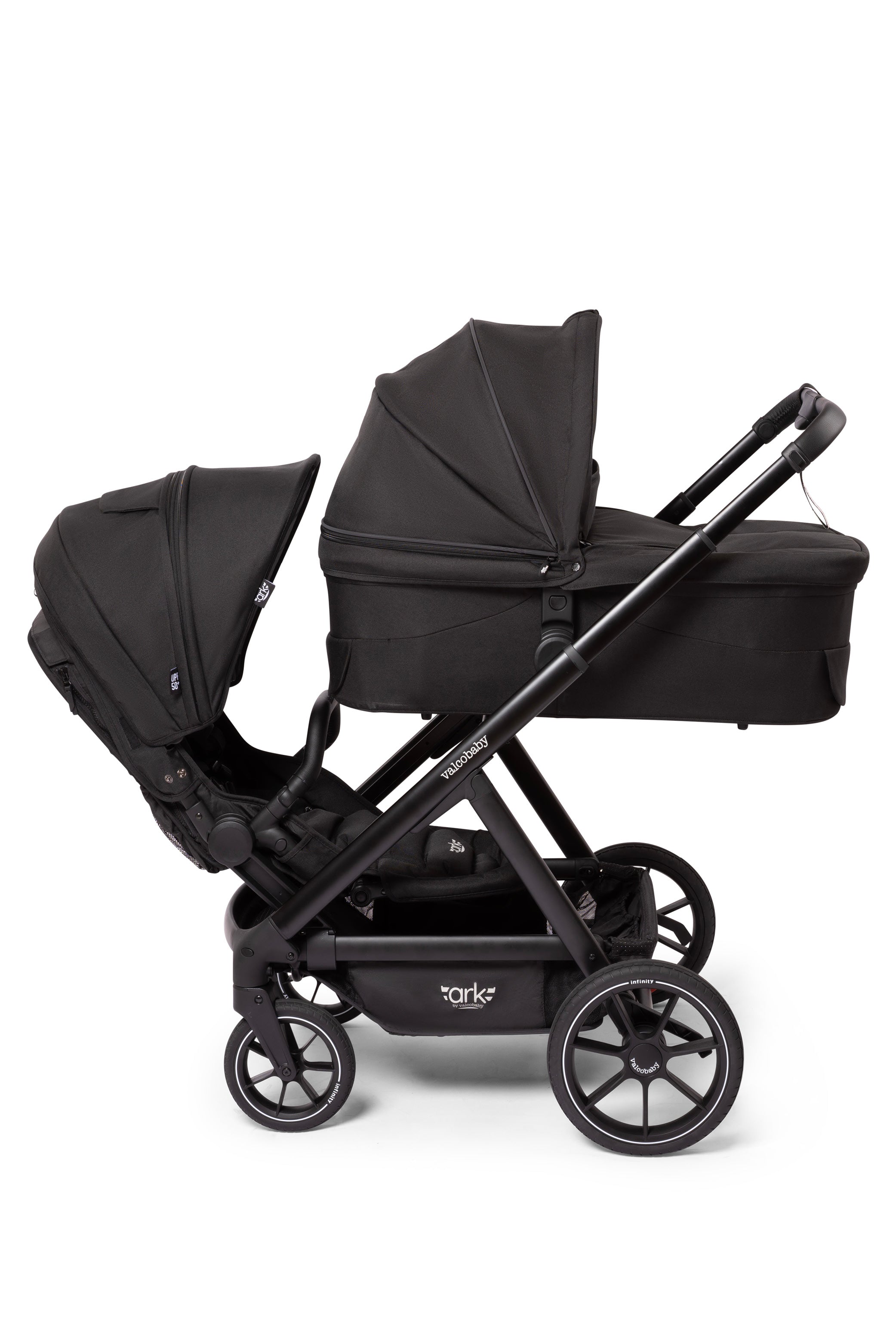 Valco Ark Single-to-Double Stroller Mega Babies - Main Image