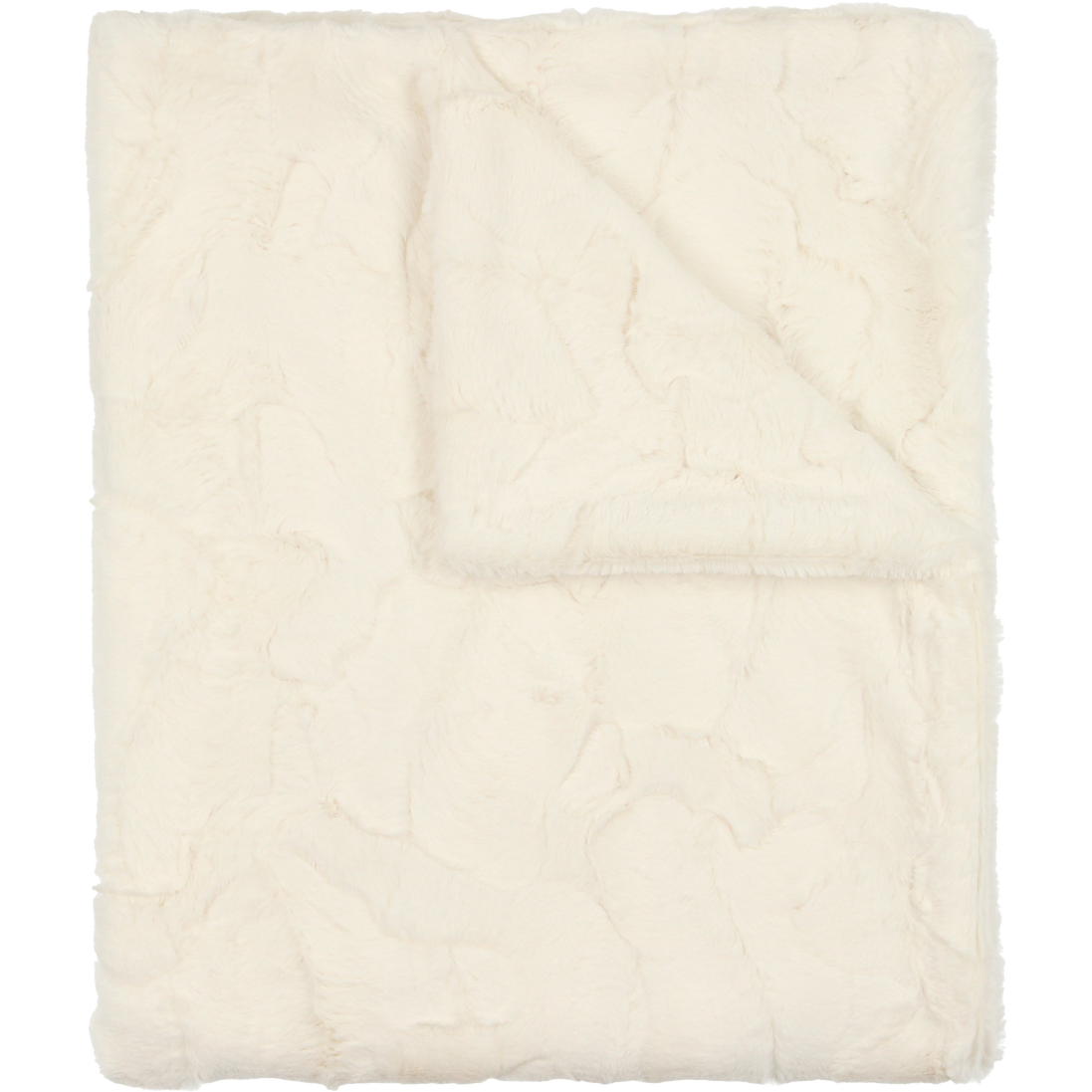 Peluche Bébé Lux Fur Blanket + Canvas Bag