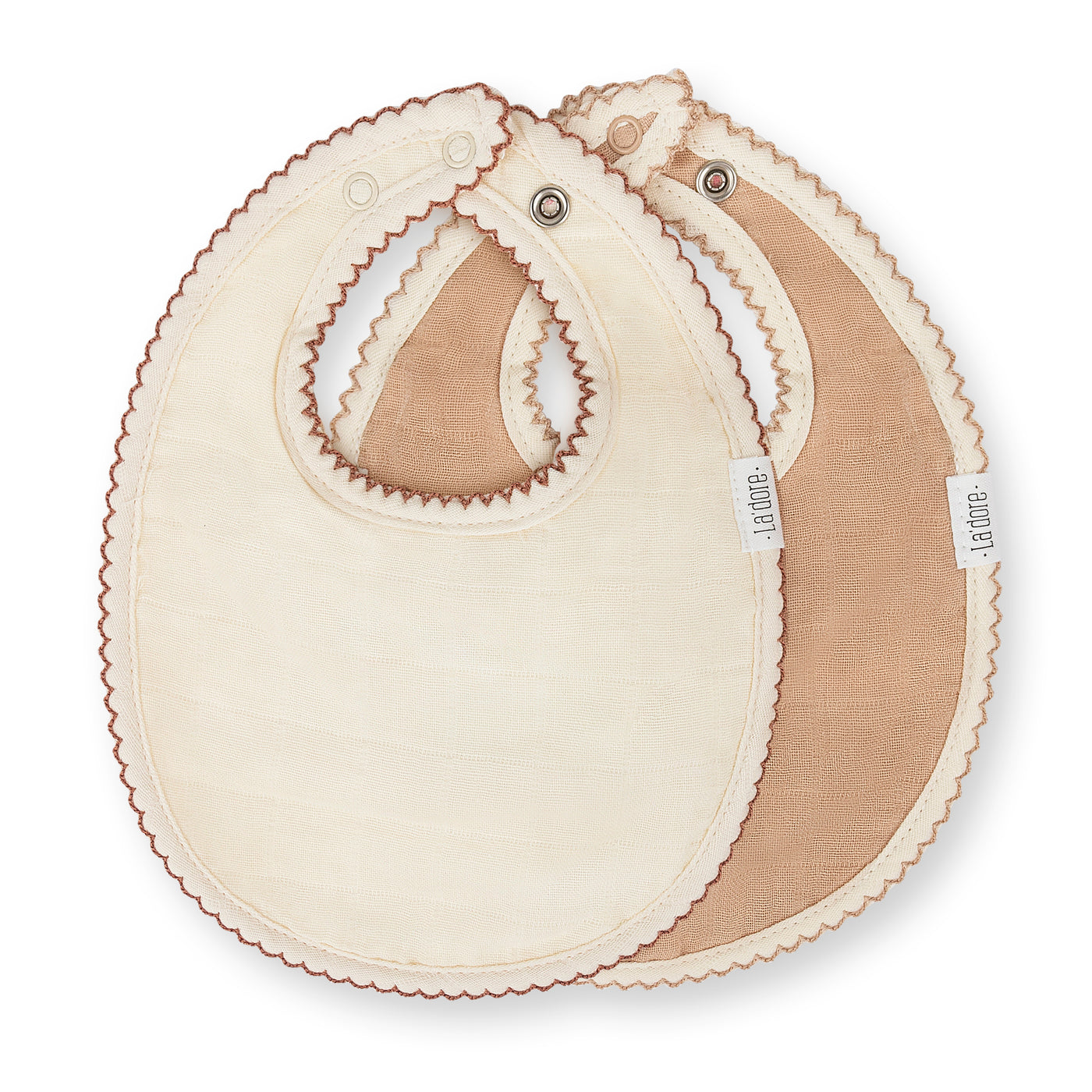 La'dore Muslin Water Resistant Bib 2-Pack