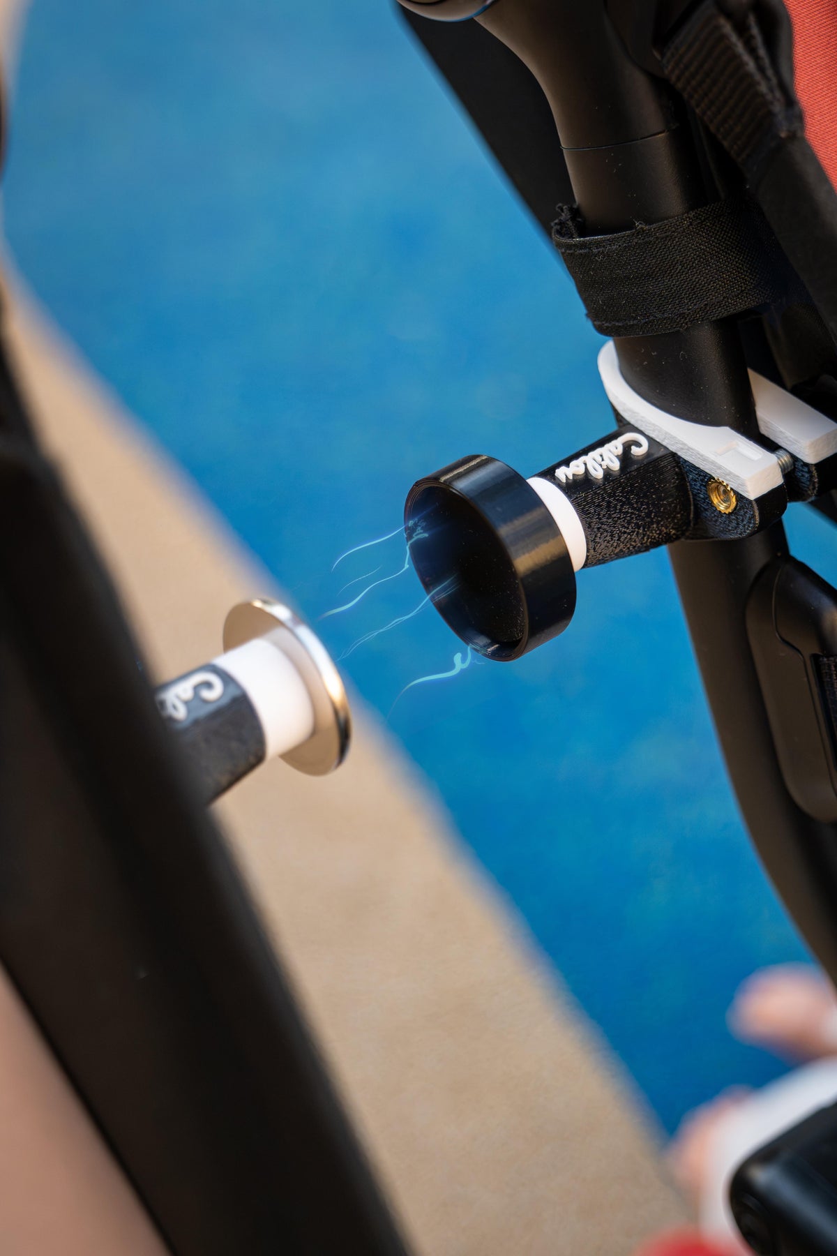 Magnetic Connectors for Attaching Two Single Strollers