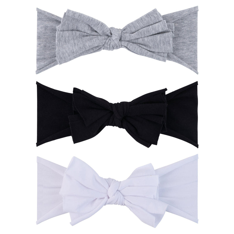 Ely's & Co. Jersey Cotton Bow Headband Set - 3 Pack
