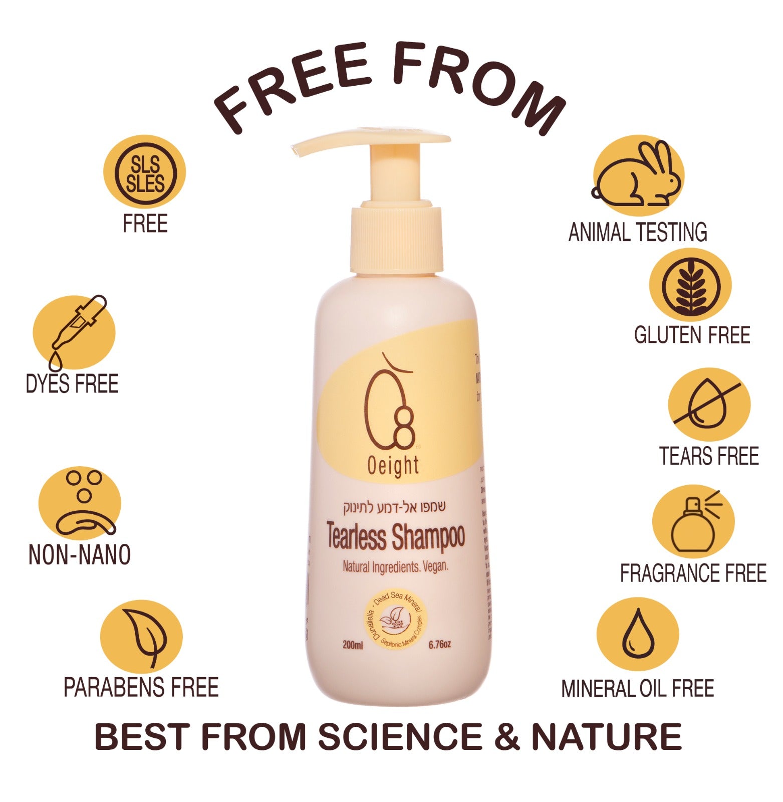 Oeight Tearless Baby Shampoo
