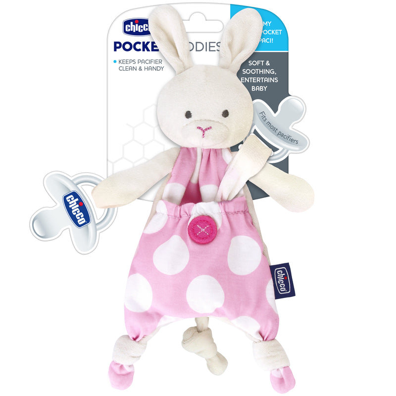 Chicco Pocket Buddies Soft Pacifier Lovey