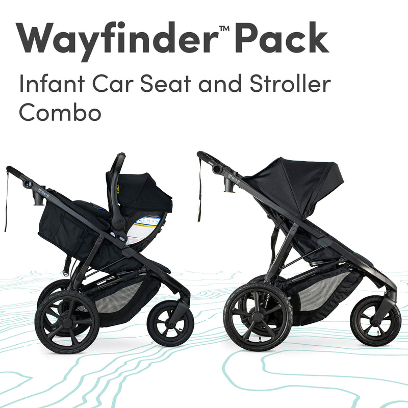 BOB Wayfinder™ Travel System, Infant Car Seat and Stroller Combo