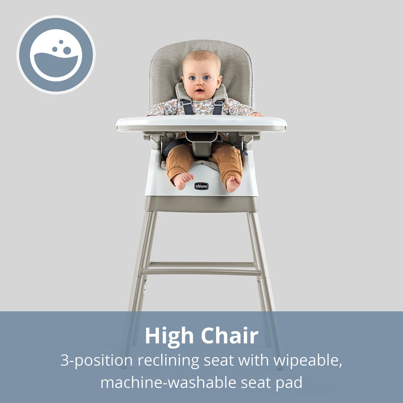 Chicco Stack Hi-Lo 6-in-1 Multi-Use High Chair