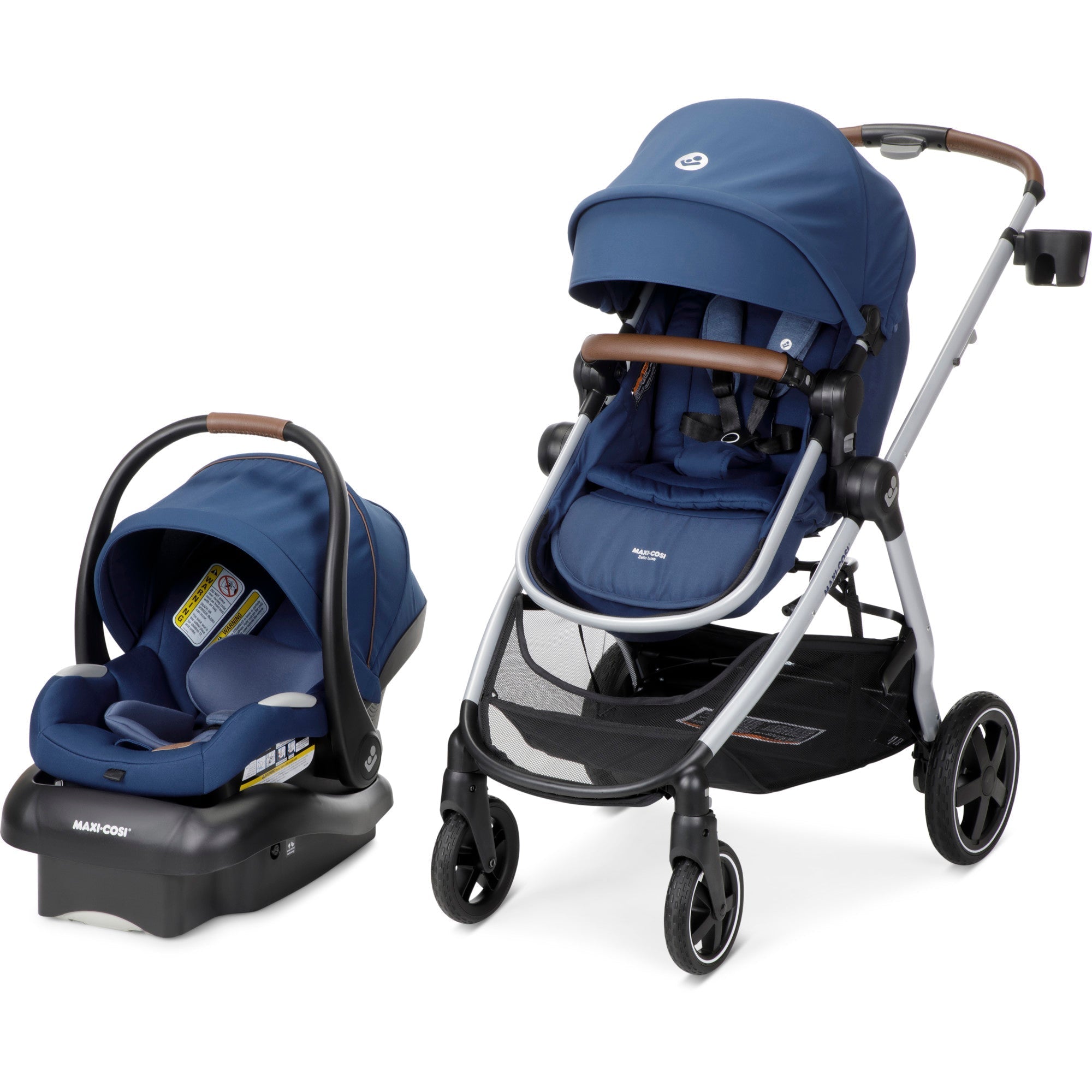maxi cosi zelia accessories Maxi-Cosi Zelia Luxe 5-in-1 Modular Travel System, New Hope Navy