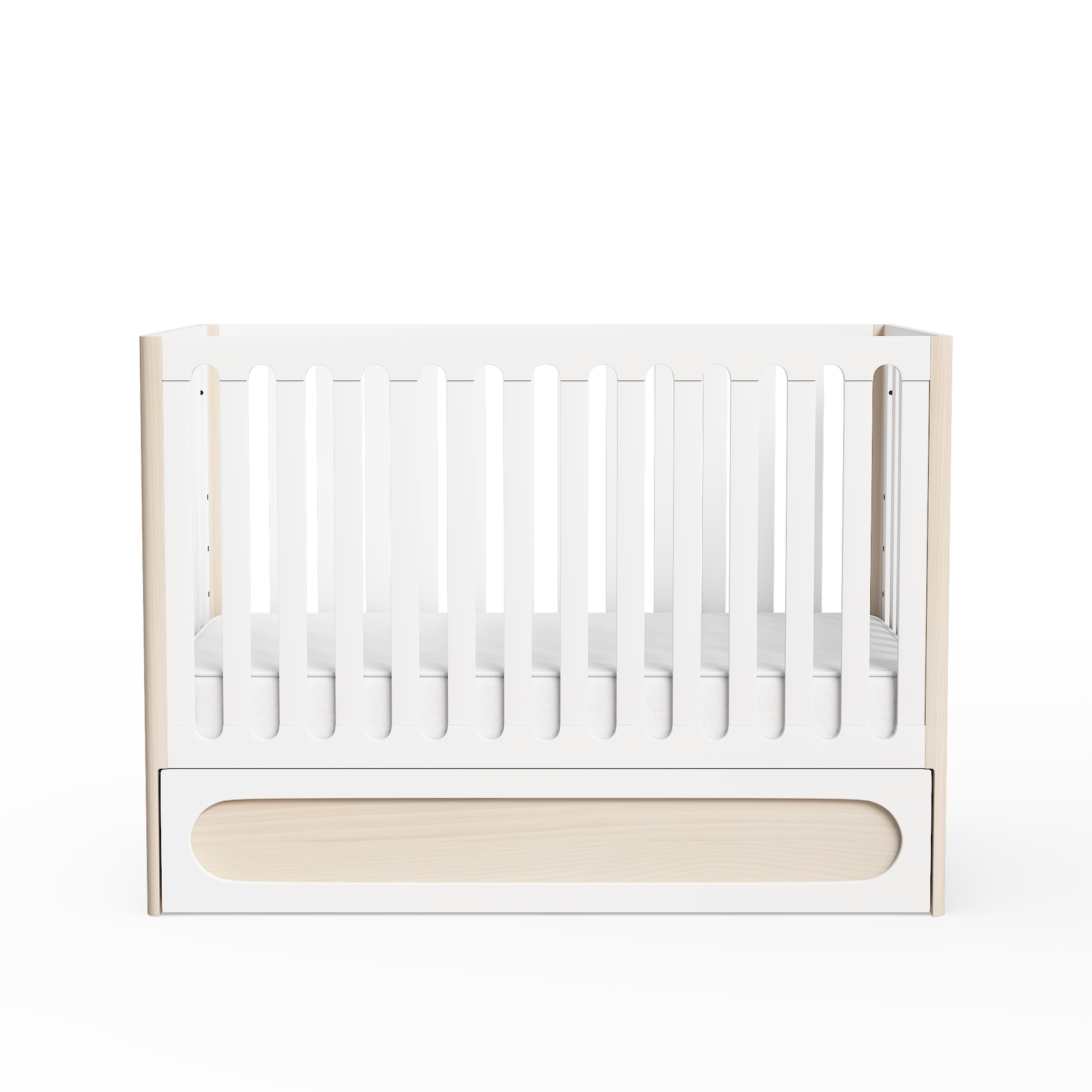 HushCrib Lulla & Lully 3-in-1 Convertible Crib With Trundle