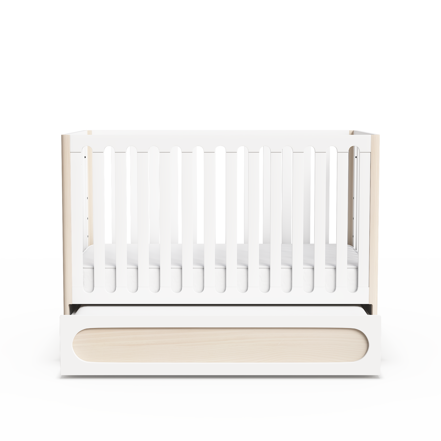 HushCrib Lulla & Lully 3-in-1 Convertible Crib With Trundle