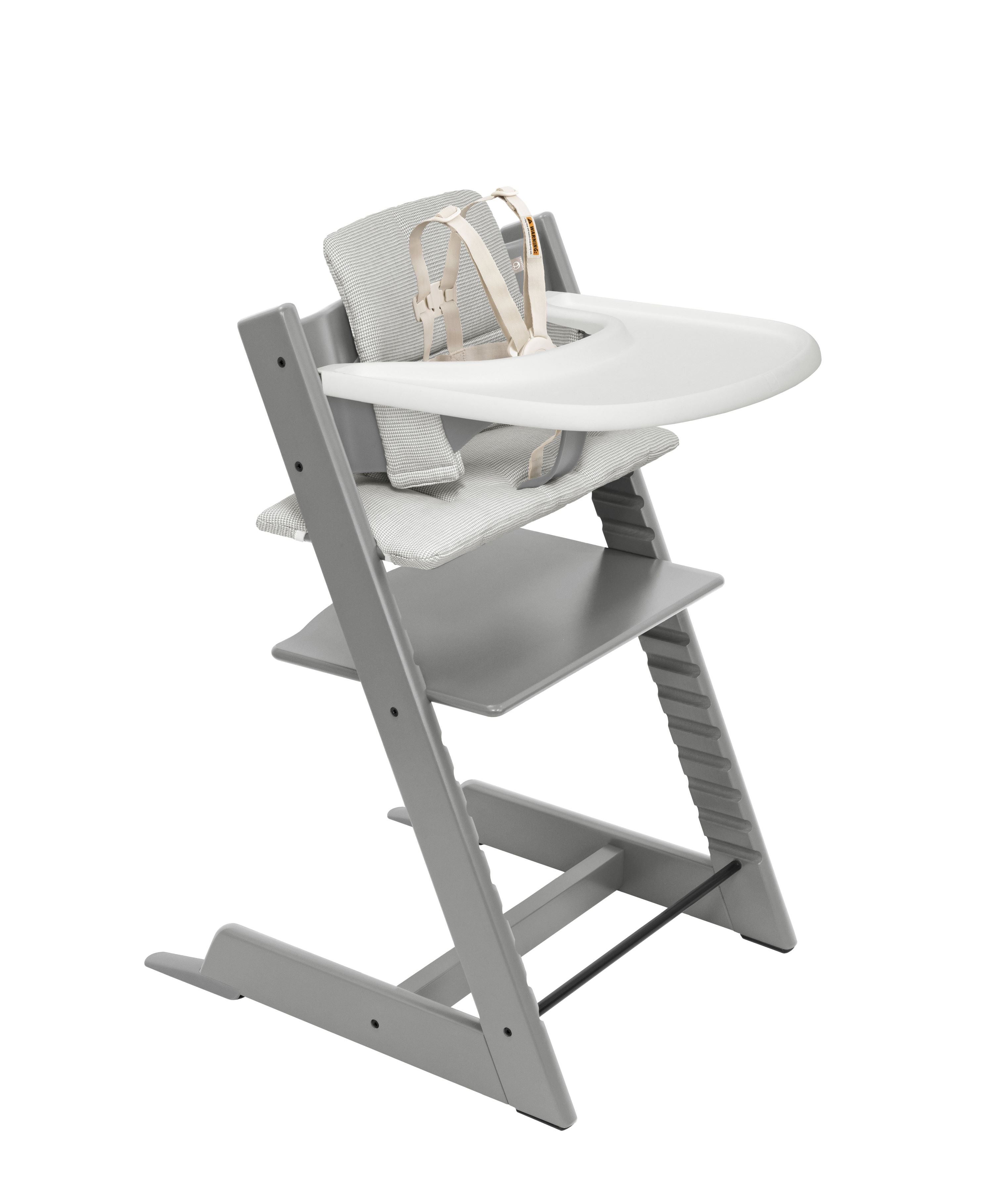 Stokke Tripp Trapp High Chair² with Cushion + Stokke Tray