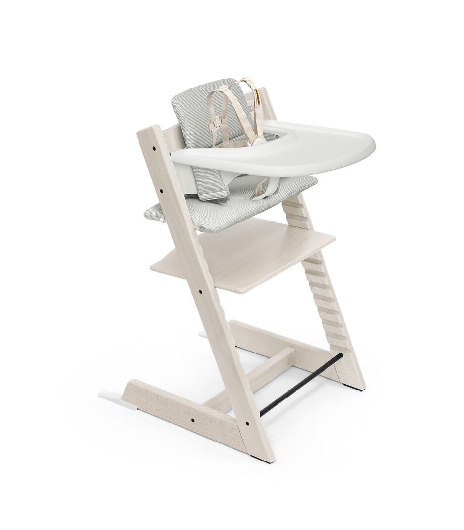 Stokke Tripp Trapp High Chair² with Cushion, Newborn Set + Stokke Tray