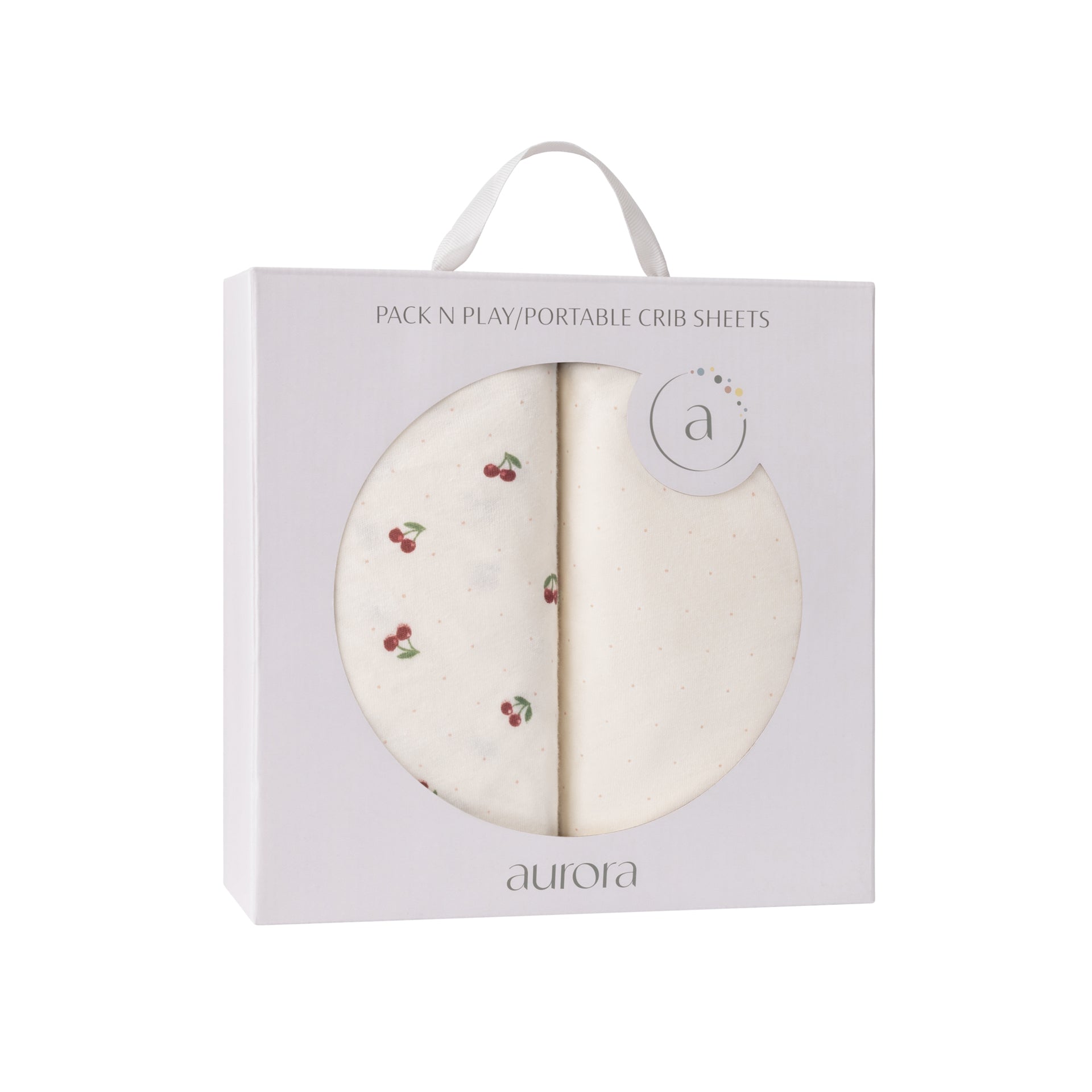 Aurora Classics Cotton Pack N Play/ Porta Crib Sheet - 2 Pack