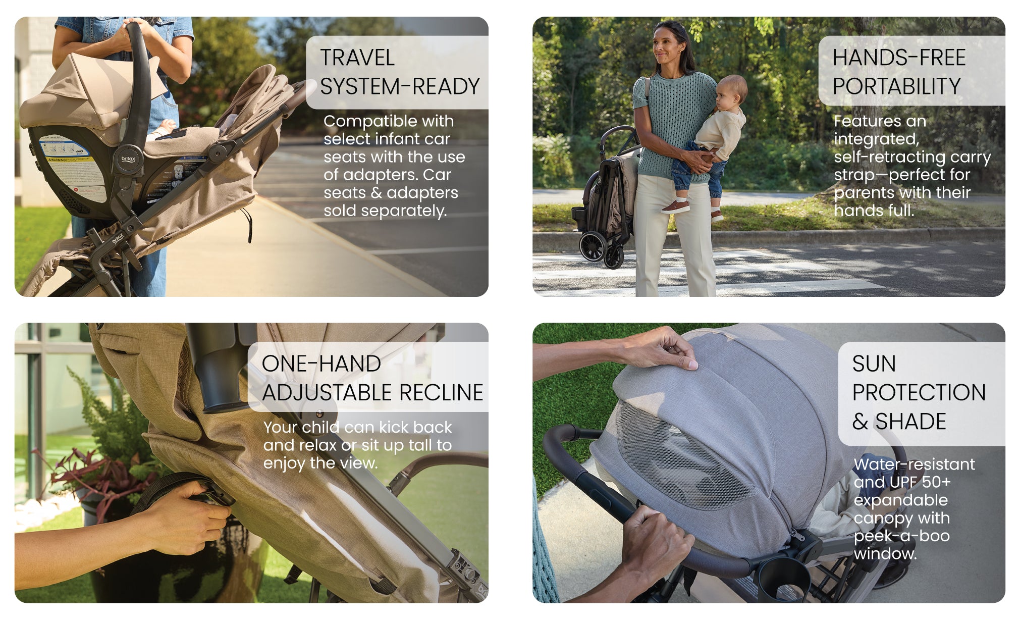 Britax Juniper+ Compact Stroller with One-Hand RapidFold