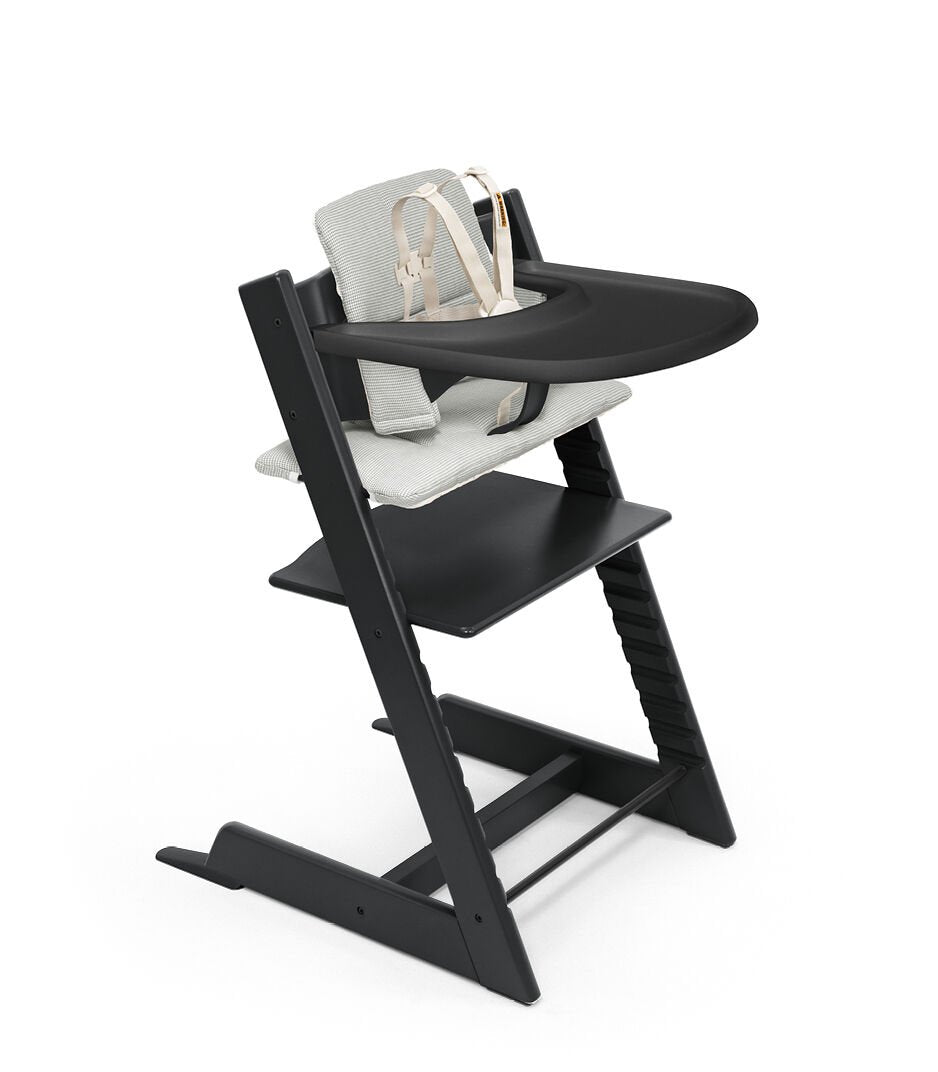 Stokke Tripp Trapp High Chair² with Cushion, Newborn Set + Stokke Tray