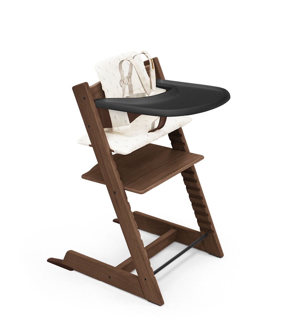 Stokke Tripp Trapp High Chair² with Cushion, Newborn Set + Stokke Tray