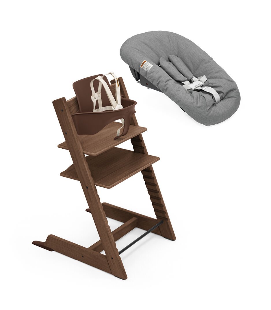 Stokke Tripp Trapp High Chair² with Cushion, Newborn Set + Stokke Tray